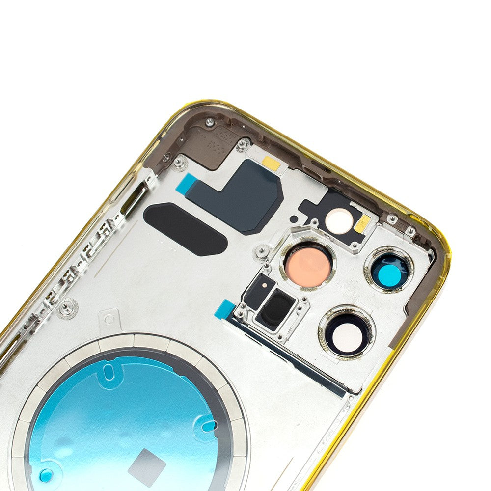 Rear Housing for iPhone 13 Pro Max (NO LOGO)-Gold Rear Housing for iPhone 13 Pro Max (NO LOGO)-Gold